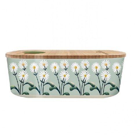 Chic Mic Bioloco plant lunchbox oval- daisies